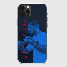 Чехол для iPhone 12 Pro Max с принтом Krusher в Курске, Силикон |  | Тематика изображения на принте: boxing | kovalev | krusher | sergey kovalev | wbo | бокс | ковалев