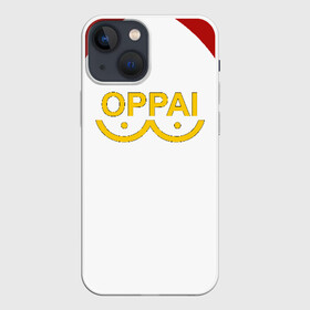 Чехол для iPhone 13 mini с принтом ONE PUNCH MAN | ВАНПАНЧМЕН | САЙТАМА в Курске,  |  | one punch man | onepunchman | oppai | saitama | ван панч мен | ванпанчмен | макото миядзаки | сайтама | человек один удар