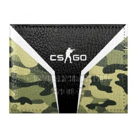 Обложка для студенческого билета с принтом CS:GO Camouflage в Курске, натуральная кожа | Размер: 11*8 см; Печать на всей внешней стороне | conter | counter | cs go | csgo | global | offensive | strike | контер | кс го | ксго | страйк