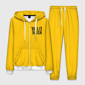 Мужской костюм 3D с принтом BILLIE EILISH (как в bad guy) в Курске, 100% полиэстер | Манжеты и пояс оформлены тканевой резинкой, двухслойный капюшон со шнурком для регулировки, карманы спереди | all | asleep | bad | bellyache | billie | dont | eilish | eyes | fall | guy | logo | music | ocean | reserved | singer | smile | when | yellow | айлиш | били | билли | бэрд | желтая | желтый | лого | музыка | пайрат | певица | эйлиш