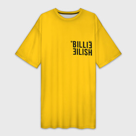 Платье-футболка 3D с принтом BILLIE EILISH (как в bad guy) в Курске,  |  | Тематика изображения на принте: all | asleep | bad | bellyache | billie | dont | eilish | eyes | fall | guy | logo | music | ocean | reserved | singer | smile | when | yellow | айлиш | били | билли | бэрд | желтая | желтый | лого | музыка | пайрат | певица | эйлиш
