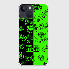 Чехол для iPhone 13 mini с принтом Billie Eilish Graffiti two col в Курске,  |  | billie | eilish | gradient | graffiti | айлиш | билли | граффити | татуировки