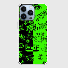 Чехол для iPhone 13 Pro с принтом Billie Eilish Graffiti two col в Курске,  |  | billie | eilish | gradient | graffiti | айлиш | билли | граффити | татуировки