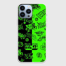 Чехол для iPhone 13 Pro Max с принтом Billie Eilish Graffiti two col в Курске,  |  | billie | eilish | gradient | graffiti | айлиш | билли | граффити | татуировки