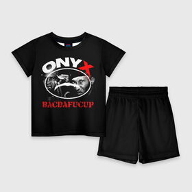 Детский костюм с шортами 3D с принтом Onyx в Курске,  |  | fredro starr | onyx | rap | sonny seeza | sticky fingaz | оникс | рэп