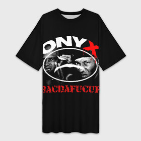 Платье-футболка 3D с принтом Onyx в Курске,  |  | fredro starr | onyx | rap | sonny seeza | sticky fingaz | оникс | рэп