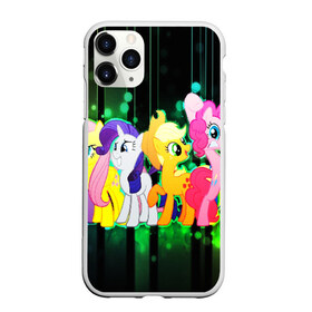 Чехол для iPhone 11 Pro матовый с принтом Пони в Курске, Силикон |  | my little pony | pinkie pie | scootaloo | spike | sweaty balls | искорка | крошка бель | маленькие пони | мульфтфильм | пони | скутолу | эппл блум