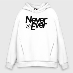 Мужское худи Oversize хлопок с принтом Never Ever Got7 в Курске, френч-терри — 70% хлопок, 30% полиэстер. Мягкий теплый начес внутри —100% хлопок | боковые карманы, эластичные манжеты и нижняя кромка, капюшон на магнитной кнопке | bambam | eyes on you | got 7 | got7 | jb | jinyoung | k pop | never ever | youngjae | yugyeom | гот7 гот 7 | к поп