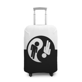 Чехол для чемодана 3D с принтом billie eilish в Курске, 86% полиэфир, 14% спандекс | двустороннее нанесение принта, прорези для ручек и колес | billie | billie eilish | eilish | pop | айлиш | билли | инди поп | поп