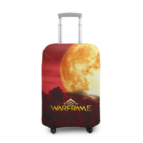Чехол для чемодана 3D с принтом Warframe в Курске, 86% полиэфир, 14% спандекс | двустороннее нанесение принта, прорези для ручек и колес | digital extremes | excalibur | nyx | saryn | space | warframe | варфрэйм | космос | шутер