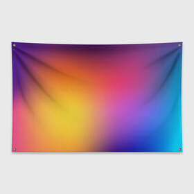 Флаг-баннер с принтом Abstract gradient colors в Курске, 100% полиэстер | размер 67 х 109 см, плотность ткани — 95 г/м2; по краям флага есть четыре люверса для крепления | abstract | colors | gradient | абстракция | градиент | перелив | цвет | цветовой