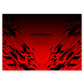 Поздравительная открытка с принтом CYBERPUNK 2077 (КАПЮШОН) в Курске, 100% бумага | плотность бумаги 280 г/м2, матовая, на обратной стороне линовка и место для марки
 | Тематика изображения на принте: cd project red | cyberpunk 2077 | keanu reeves | samurai | киану ривз | киберпанк 2077 | самураи