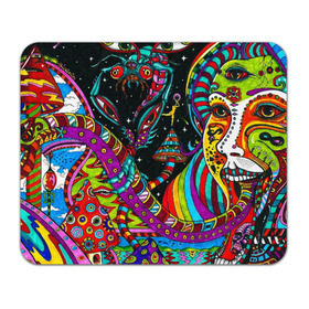Коврик для мышки прямоугольный с принтом психоделика в Курске, натуральный каучук | размер 230 х 185 мм; запечатка лицевой стороны | abstract | abstraction | color | geometry | paitnt | psy | абстракция | геометрия | краски | неоновые | психоделика