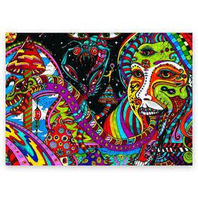 Поздравительная открытка с принтом психоделика в Курске, 100% бумага | плотность бумаги 280 г/м2, матовая, на обратной стороне линовка и место для марки
 | Тематика изображения на принте: abstract | abstraction | color | geometry | paitnt | psy | абстракция | геометрия | краски | неоновые | психоделика