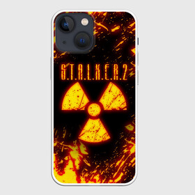 Чехол для iPhone 13 mini с принтом S.T.A.L.K.E.R. 2 в Курске,  |  | bandit | chernobyl | pripyat | s.t.a.l.k.e.r. 2 | shadow of chernobyl | stalker | stalker 2 | бандиты | меченый | припять | сталкер | сталкер 2 | тени чернобыля | чернобыль | чистое небо