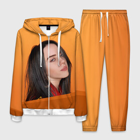 Мужской костюм 3D с принтом BILLIE EILISH в Курске, 100% полиэстер | Манжеты и пояс оформлены тканевой резинкой, двухслойный капюшон со шнурком для регулировки, карманы спереди | all | asleep | bad | bellyache | billie | blohsh | dont | eilish | eyes | fall | guy | logo | music | ocean | singer | smile | when | айлиш | били | билли | бэрд | лого | музыка | пайрат | певица | символ | эйлиш