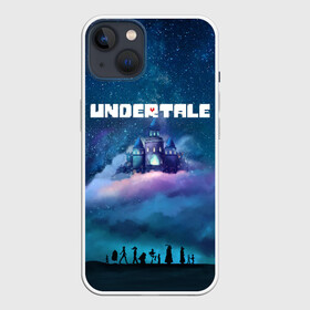 Чехол для iPhone 13 с принтом UNDERTALE | АНДЕРТЕЙЛ в Курске,  |  | asriel dreemurr | chara | frisk | sans | undertale | азриэль дримурр | андертейл | андрайн | гастер | замок азгора | меттатон | санс | фриск | чара