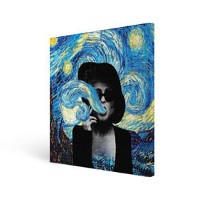 Холст квадратный с принтом Марла на картине Ван Гога в Курске, 100% ПВХ |  | Тематика изображения на принте: ван гог | вангог | звездная ночь | картина | марла | марла сингер | модернизм | постмодерн | художник | экспонат | экспрессионизм