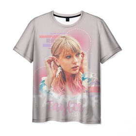 Мужская футболка 3D с принтом Taylor Swift в Курске, 100% полиэфир | прямой крой, круглый вырез горловины, длина до линии бедер | lover | me | new album | reputation | swift | taylor | taylor swift | музыка | новый альбом | свифт | тей | тейлор | тейлор свифт