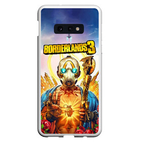 Чехол для Samsung S10E с принтом BORDERLANDS 3 в Курске, Силикон | Область печати: задняя сторона чехла, без боковых панелей | border | borderlands | borderlands 2 | borderlands 3 | games | lands | logo | rpg | symbol | амара | бордер | бордерлендс | бордерлендс 2 | бордерлендс 3 | зейн | игры | лендс | лого | моуз | рпг | символ | фл4к