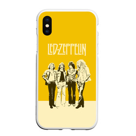 Чехол для iPhone XS Max матовый с принтом Led Zeppelin в Курске, Силикон | Область печати: задняя сторона чехла, без боковых панелей | Тематика изображения на принте: led | led zep | led zeppelin | ledzep | lz | zoso | группа | джимми пейдж | джон генри бонэм | джон пол джонс | зосо | лед зепелен | лед зеппелин | ледзепелен | ледзеппелин | роберт плант | рок