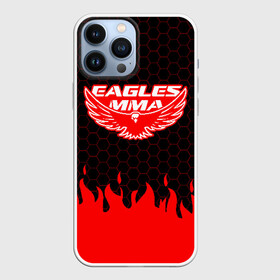 Чехол для iPhone 13 Pro Max с принтом EAGLES MMA ХАБИБ в Курске,  |  | Тематика изображения на принте: eagles mma | khabib | khabib nurmagomedov | mma | мма | хабиб | хабиб нурмагомедов