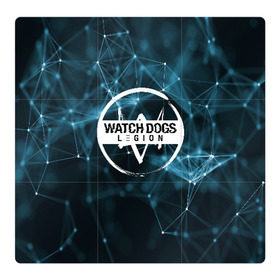 Магнитный плакат 3Х3 с принтом WATCH DOGS LEGION в Курске, Полимерный материал с магнитным слоем | 9 деталей размером 9*9 см | ded sec | hacker | legion | watch dogs | watch dogs 2 | watch dogs legion | легион | хакер