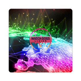 Магнит виниловый Квадрат с принтом WATCH DOGS LEGION в Курске, полимерный материал с магнитным слоем | размер 9*9 см, закругленные углы | ded sec | hacker | legion | watch dogs | watch dogs 2 | watch dogs legion | легион | хакер