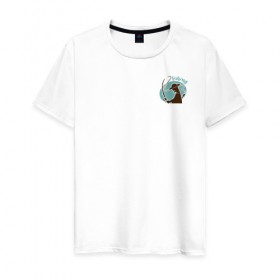 Мужская футболка хлопок с принтом Fishing в Курске, 100% хлопок | прямой крой, круглый вырез горловины, длина до линии бедер, слегка спущенное плечо. | рыба | рыбак | рыбалка | снасти | увлечение | улов | хобби