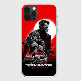 Чехол для iPhone 12 Pro с принтом Terminator: Dark Fate в Курске, силикон | область печати: задняя сторона чехла, без боковых панелей | dark fate | sarah j. connor | t 800 | terminator | восстание машин | киборг | сара коннор | темные судьбы | терминатор