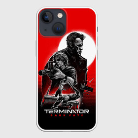 Чехол для iPhone 13 mini с принтом Terminator: Dark Fate в Курске,  |  | Тематика изображения на принте: dark fate | sarah j. connor | t 800 | terminator | восстание машин | киборг | сара коннор | темные судьбы | терминатор