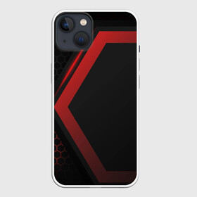 Чехол для iPhone 13 с принтом Neon armor в Курске,  |  | abstract | black | carbon | cars | diy | fiber | hexagon | hi tech | psybient | psychill | skyrim | to | vinyl | wot | броня | карбон | металл | соты | сталь | форма | шестиугольник