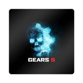 Магнит виниловый Квадрат с принтом GEARS 5 в Курске, полимерный материал с магнитным слоем | размер 9*9 см, закругленные углы | Тематика изображения на принте: game | games | gears | gears 5 | gears of war | logo | shooter | symbol | war | боевик | вар | войны | гирс | гирс 5 | гирс оф вар | игра | игры | лого | логотип | символ | шестерни | шутер