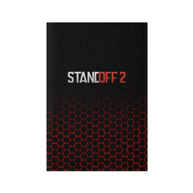 Обложка для паспорта матовая кожа с принтом STANDOFF 2 в Курске, натуральная матовая кожа | размер 19,3 х 13,7 см; прозрачные пластиковые крепления | standoff | standoff 2 | противостояние