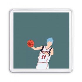 Магнит 55*55 с принтом Tetsuya Kuroko в Курске, Пластик | Размер: 65*65 мм; Размер печати: 55*55 мм | Тематика изображения на принте: basket | basketball | kuroko | kuroko no basket | phantom | tetsu | tetsuya | баскетбол | куроко | тэцу | тэцуя | фантом