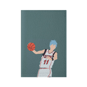 Обложка для паспорта матовая кожа с принтом Tetsuya Kuroko в Курске, натуральная матовая кожа | размер 19,3 х 13,7 см; прозрачные пластиковые крепления | basket | basketball | kuroko | kuroko no basket | phantom | tetsu | tetsuya | баскетбол | куроко | тэцу | тэцуя | фантом