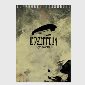 Скетчбук с принтом Led Zeppelin в Курске, 100% бумага
 | 48 листов, плотность листов — 100 г/м2, плотность картонной обложки — 250 г/м2. Листы скреплены сверху удобной пружинной спиралью | led | led zep | led zeppelin | ledzep | lz | zoso | группа | джимми пейдж | джон генри бонэм | джон пол джонс | зосо | лед зепелен | лед зеппелин | ледзепелен | ледзеппелин | роберт плант | рок