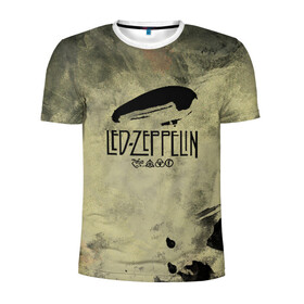 Мужская футболка 3D спортивная с принтом Led Zeppelin в Курске, 100% полиэстер с улучшенными характеристиками | приталенный силуэт, круглая горловина, широкие плечи, сужается к линии бедра | led | led zep | led zeppelin | ledzep | lz | zoso | группа | джимми пейдж | джон генри бонэм | джон пол джонс | зосо | лед зепелен | лед зеппелин | ледзепелен | ледзеппелин | роберт плант | рок