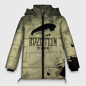 Женская зимняя куртка 3D с принтом Led Zeppelin в Курске, верх — 100% полиэстер; подкладка — 100% полиэстер; утеплитель — 100% полиэстер | длина ниже бедра, силуэт Оверсайз. Есть воротник-стойка, отстегивающийся капюшон и ветрозащитная планка. 

Боковые карманы с листочкой на кнопках и внутренний карман на молнии | led | led zep | led zeppelin | ledzep | lz | zoso | группа | джимми пейдж | джон генри бонэм | джон пол джонс | зосо | лед зепелен | лед зеппелин | ледзепелен | ледзеппелин | роберт плант | рок