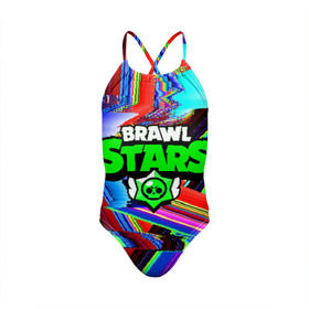 Детский купальник 3D с принтом BRAWL STARS в Курске, Полиэстер 85%, Спандекс 15% | Слитный крой, подклад по переду изделия, узкие бретели | android | brawl stars | games | mobile game | stars | игры | мобильные игры