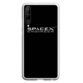 Чехол для Honor P30 с принтом SpaceX engineer в Курске, Силикон | Область печати: задняя сторона чехла, без боковых панелей | elon | mars | musk | spascex | астронавт | илон | инженер | космос | маск | ракета