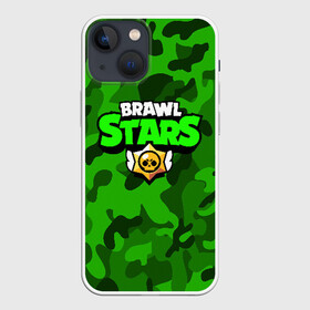 Чехол для iPhone 13 mini с принтом BRAWL STARS в Курске,  |  | brawl stars | bull | colt | leon | stars | берли | бо | брок | ворон | джесси | динамайк | дэррил | кольт | леон | мортис | нита | пайпер | пенни | поко | пэм | рикошет | спайк | тара | фрэнк | шелли | эль примо