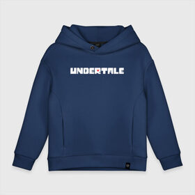 Детское худи Oversize хлопок с принтом UNDERTALE в Курске, френч-терри — 70% хлопок, 30% полиэстер. Мягкий теплый начес внутри —100% хлопок | боковые карманы, эластичные манжеты и нижняя кромка, капюшон на магнитной кнопке | Тематика изображения на принте: asriel dreemurr | chara | frisk | sans | undertale | азриэль дримурр | андертейл | андрайн | гастер | меттатон | санс | фриск | чара