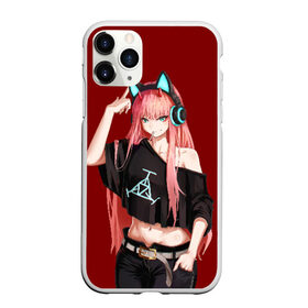 Чехол для iPhone 11 Pro матовый с принтом ZeroTwo (Darling in the Franx) в Курске, Силикон |  | 002 | 02 | darling in the franxx | zero two | любимый во франксе | милый во франксе | ноль два