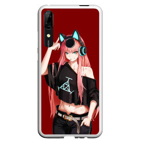 Чехол для Honor P Smart Z с принтом ZeroTwo (Darling in the Franx) в Курске, Силикон | Область печати: задняя сторона чехла, без боковых панелей | 002 | 02 | darling in the franxx | zero two | любимый во франксе | милый во франксе | ноль два