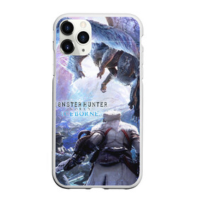 Чехол для iPhone 11 Pro Max матовый с принтом Monster Hunter World Iceborn в Курске, Силикон |  | hunter | iceborn | monster | world | айсборн | ворлд | монстр | хантер