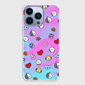 Чехол для iPhone 13 Pro с принтом BT21 в Курске,  |  | bt21 | bt21 chimmy | bt21 cooky | bt21 koya | bt21 shooky | bt21 игрушки | bt21 купить | bt21 персонажи | bt21 чонгук | bts | bts 2019 | bts love | k pop | коя bt21 | магазин bt21