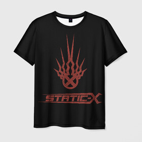Мужская футболка 3D с принтом Static-X в Курске, 100% полиэфир | прямой крой, круглый вырез горловины, длина до линии бедер | 2014 | metal | music | need for speed | nfs | only | r.i.p | rip | rock | static | static x | staticx | the | wayne static | x | метал | музыка | нфс | рок | статик | уэйн статик