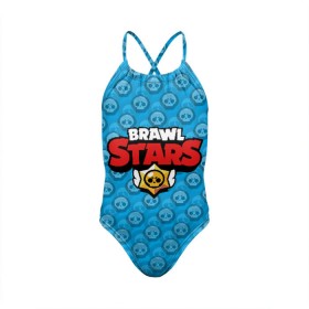 Детский купальник 3D с принтом Brawl Stars в Курске, Полиэстер 85%, Спандекс 15% | Слитный крой, подклад по переду изделия, узкие бретели | brawl | brawl stars | stars | бравл | бравл старс | браво старс | игра | компьютерная | онлайн | старс