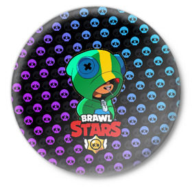 Значок с принтом Brawl Stars в Курске,  металл | круглая форма, металлическая застежка в виде булавки | brawl | brawl stars | stars | бравл | бравл старс | браво старс | игра | компьютерная | онлайн | старс